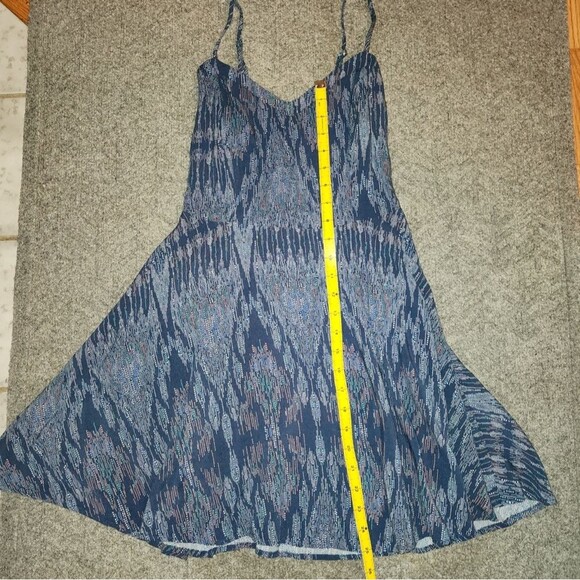Aeropostale Neon Pointillism Skater Dress Neon Navy sz small babydoll y2k flowy - Picture 10 of 14